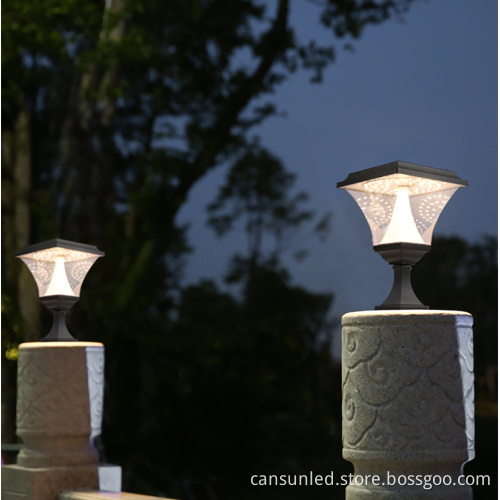 IP65 Waterproof Outdoor Gate & Pillar LED Lights for Garden Decoration